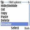 File explorer